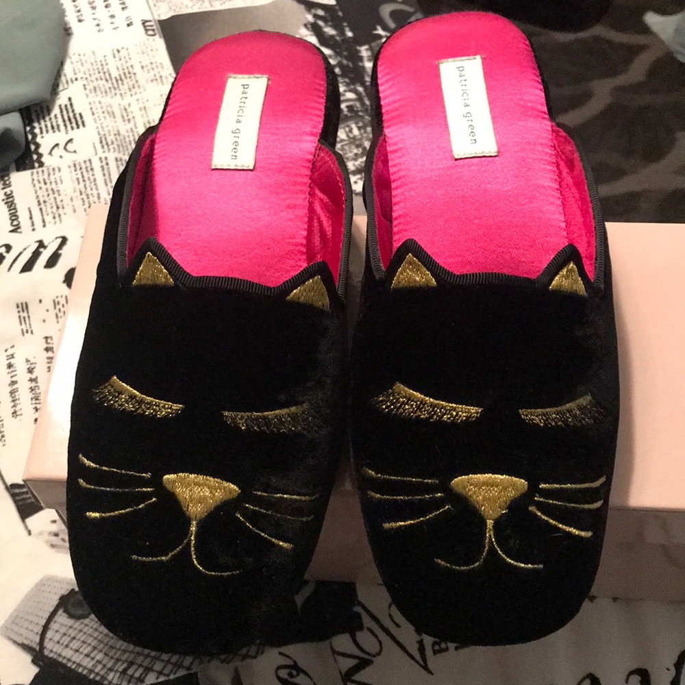 Patricia Green kitty slippers